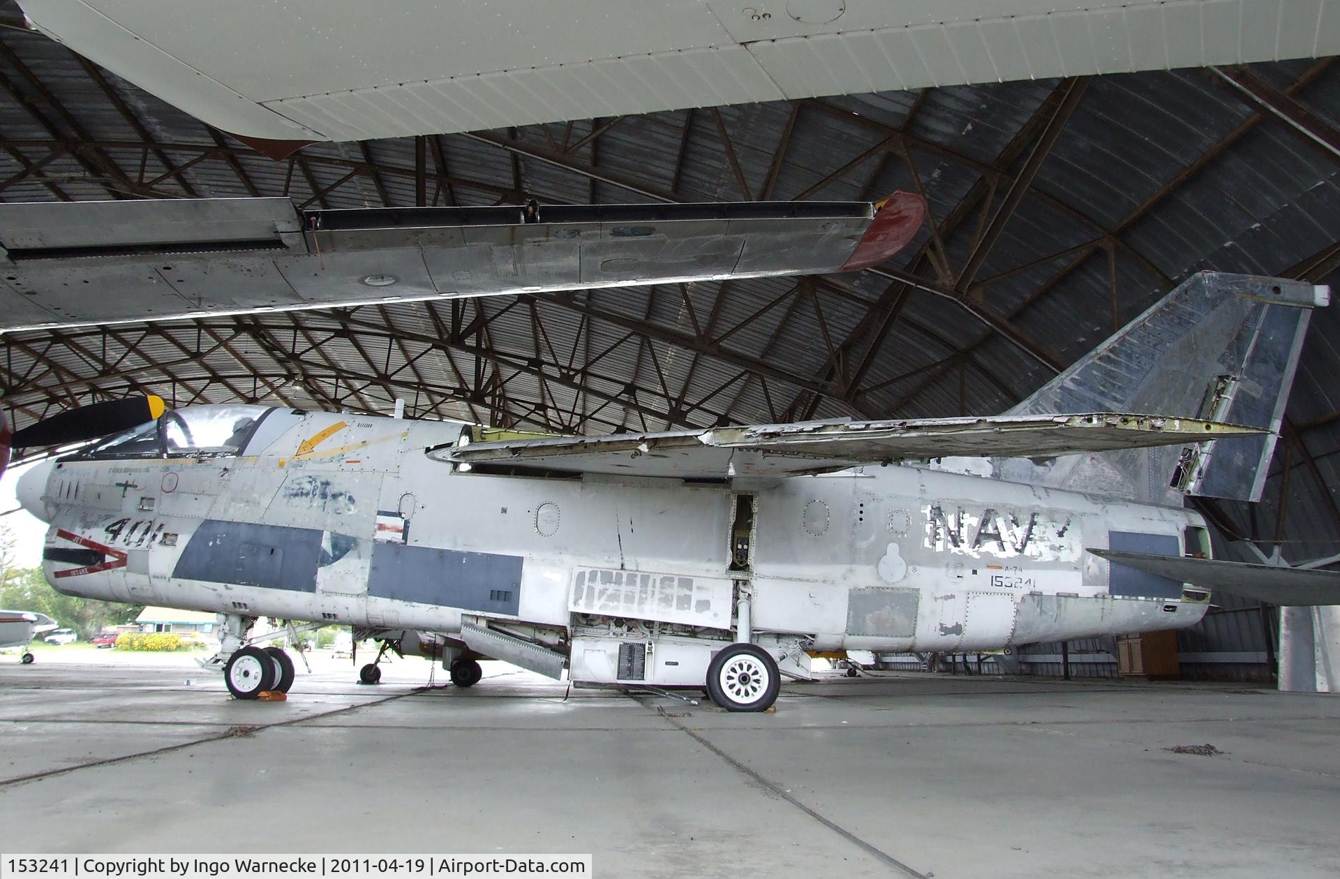 153241, LTV A-7A Corsair II C/N A-150, LTV A-7A Corsair II being restored at the Pacific Coast Air Museum, Santa Rosa CA