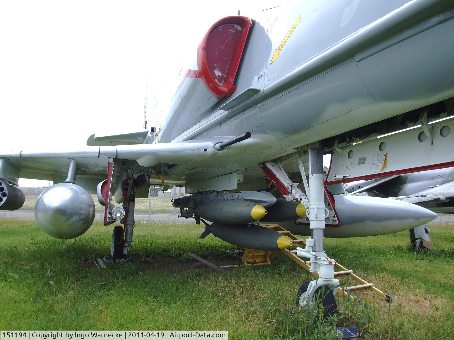 151194, 1964 Douglas A-4E Skyhawk C/N 13364, Douglas A-4E Skyhawk at the Pacific Coast Air Museum, Santa Rosa CA