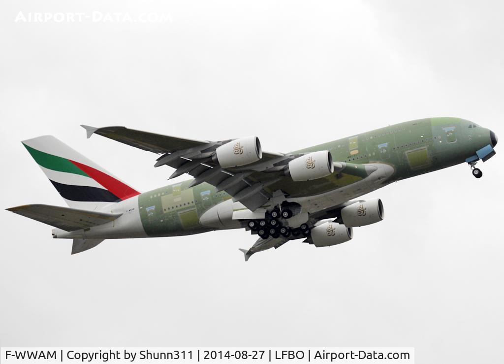 F-WWAM, 2014 Airbus A380-861 C/N 171, C/n 0171 - For Emirates as A6-EOF