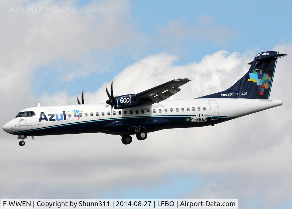 F-WWEN, 2014 ATR 72-600 C/N 1173, C/n 1173 - To be PR-AQR