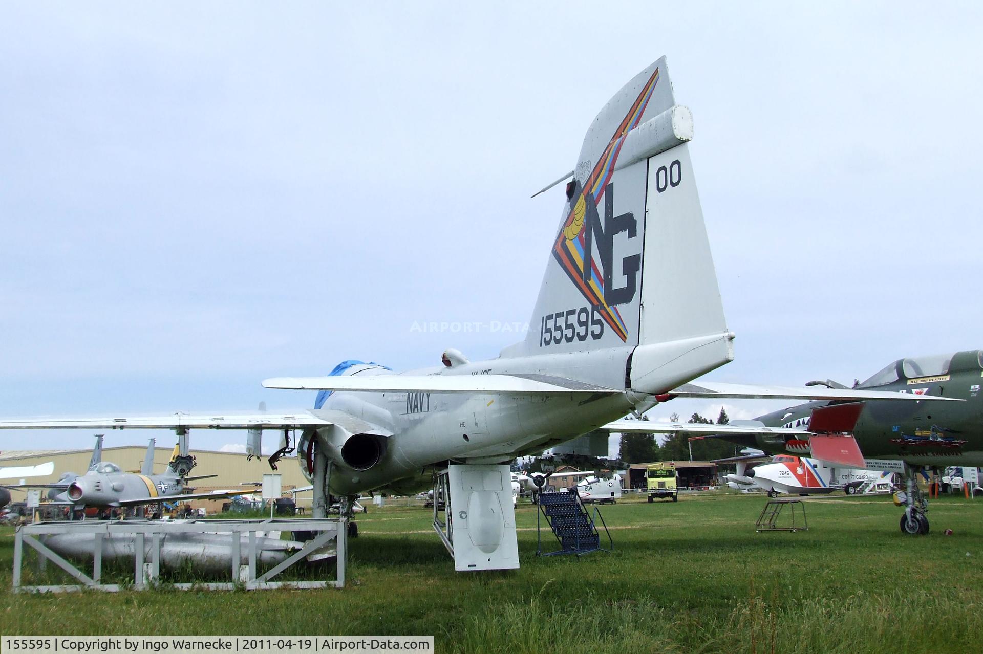 155595, Grumman A-6E Intruder C/N I-321, Grumman A-6E Intruder at the Pacific Coast Air Museum, Santa Rosa CA