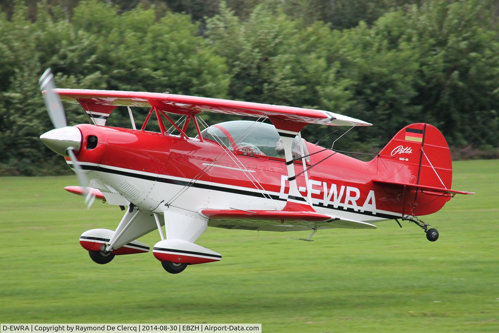 D-EWRA, 1984 Aerotek Pitts S-2B Special C/N 5058, Landing at Kiewit-Hasselt.