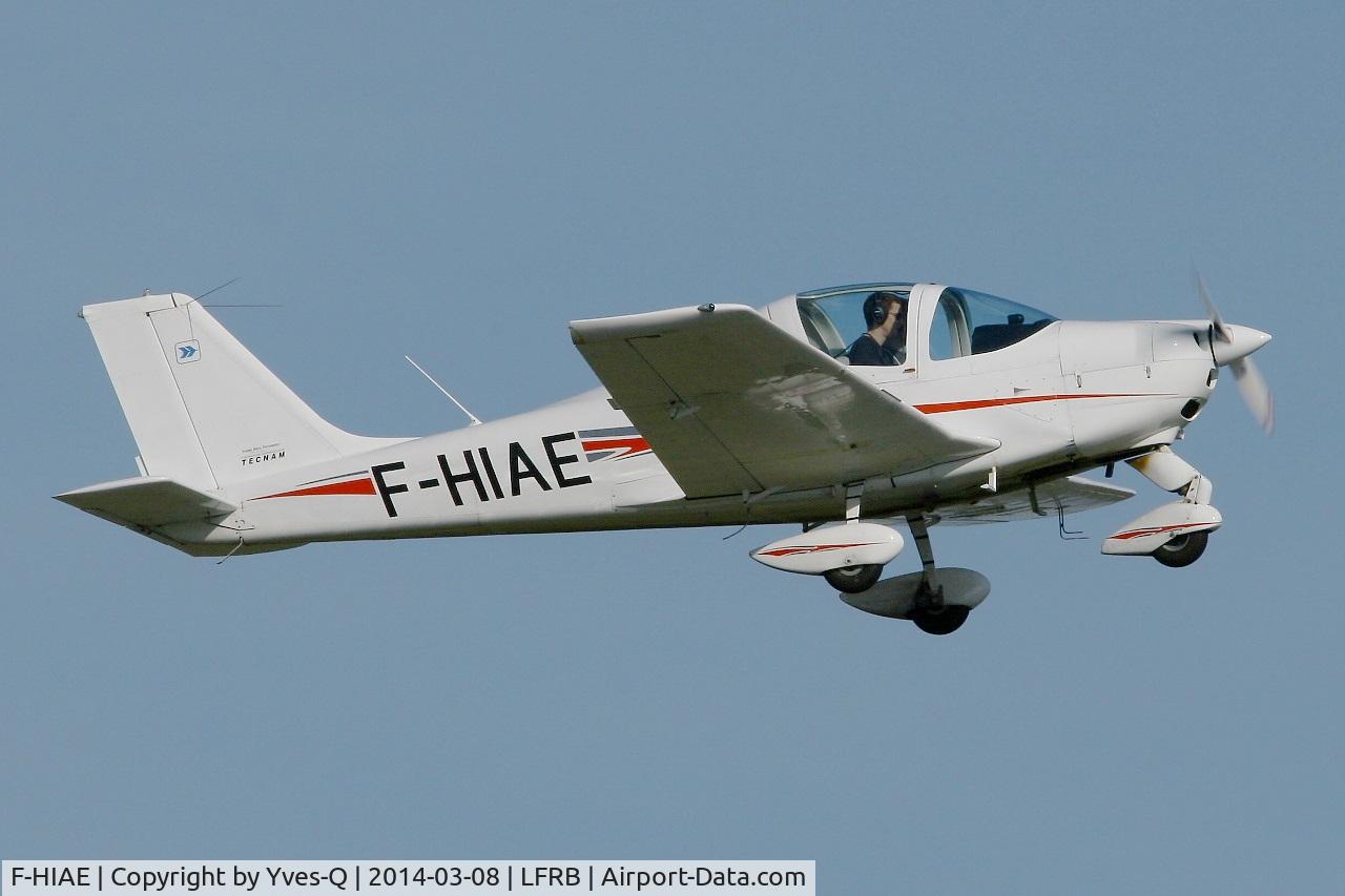 F-HIAE, Tecnam P-2002JF Sierra C/N Not found F-HIAE, Tecnam P2002 JF, Take off rwy 07R, Brest-Bretagne airport (LFRB-BES)
