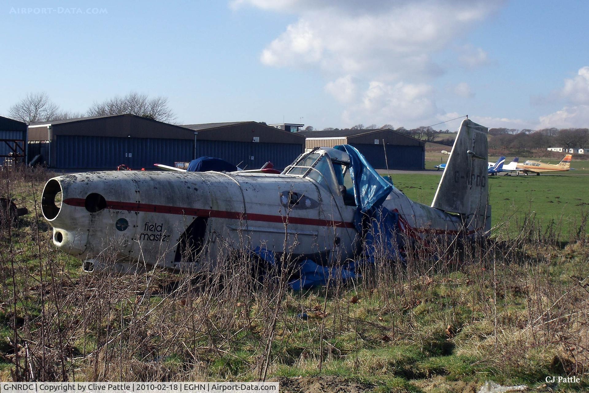 G-NRDC, 1981 NDN NDN-6 Fieldmaster C/N 004, Seen dumped at Sandown, Isle of Wight,  in February 2010
