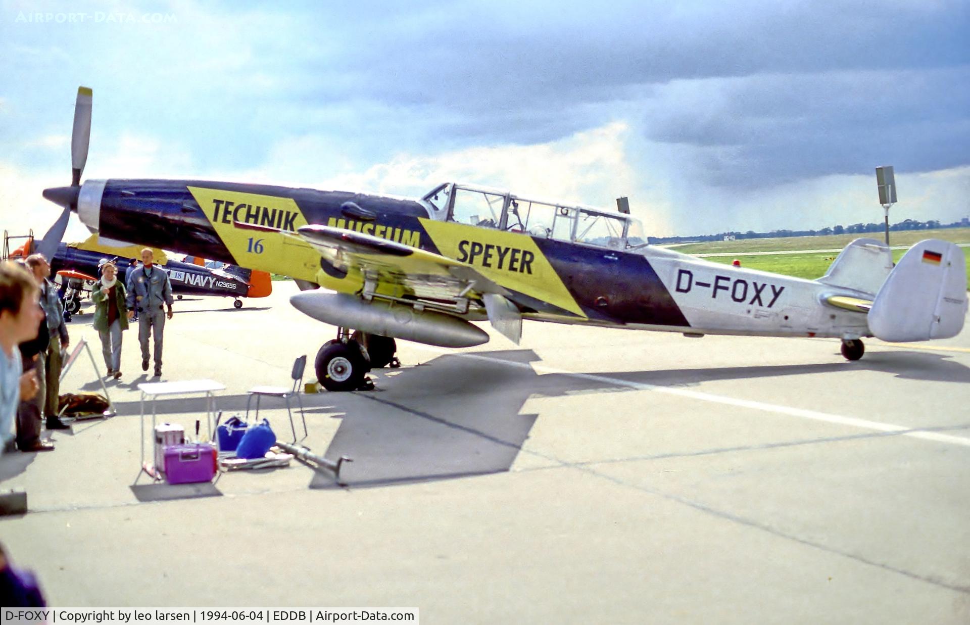 D-FOXY, F+W C-3605 Schlepp C/N 315, Berlin ILA 4.6.94