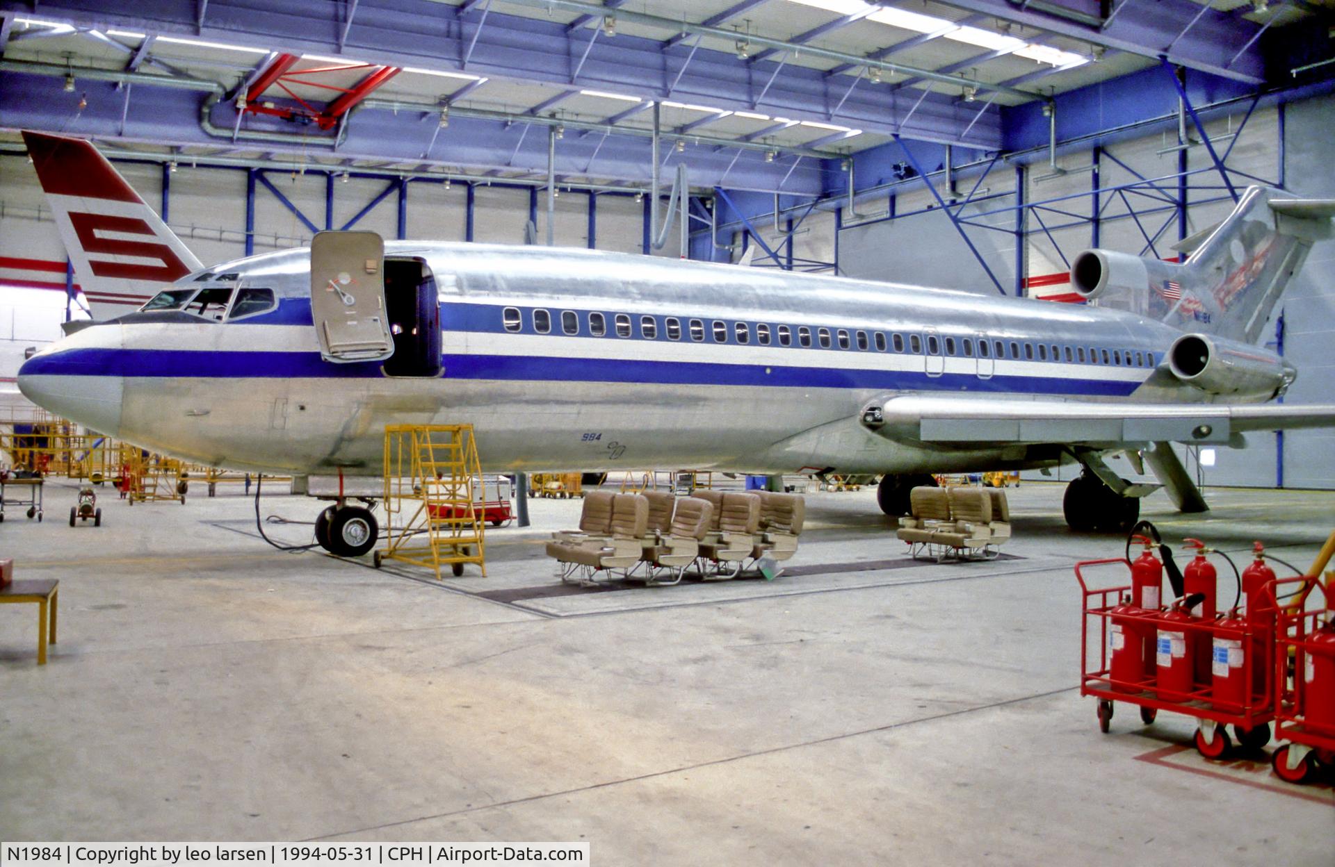 N1984, 1964 Boeing 727-23 C/N 18440, Copenhagen 31.5.94 HG 243