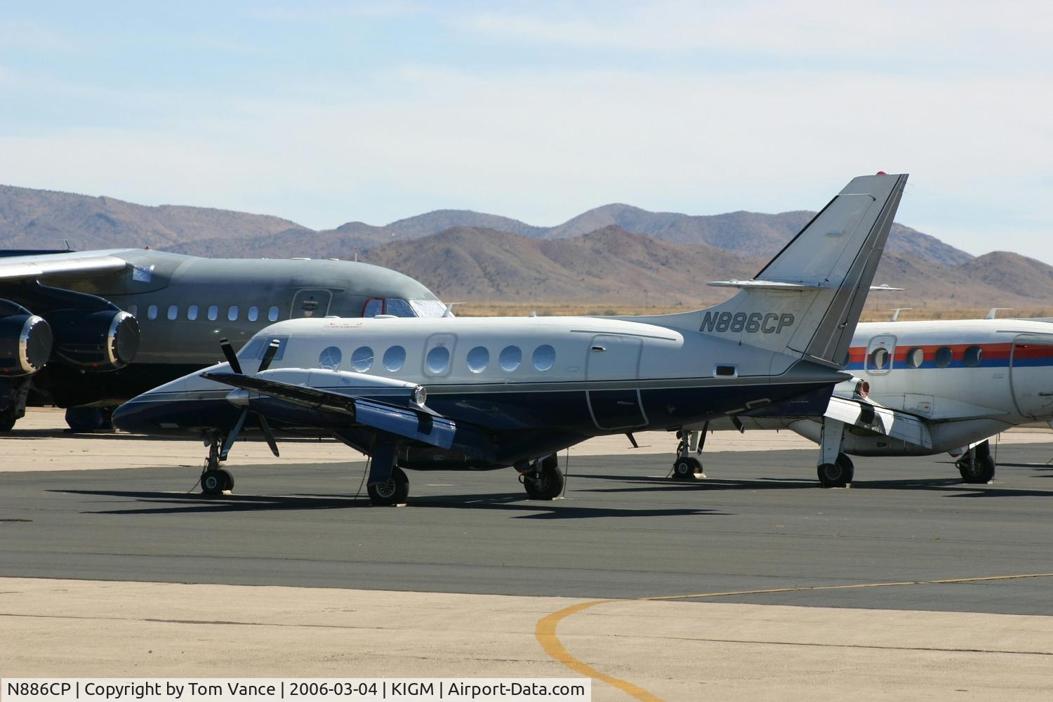 N886CP, 1990 British Aerospace BAe-3201 Jetstream C/N 886, Kingman, AZ USA storage facility.