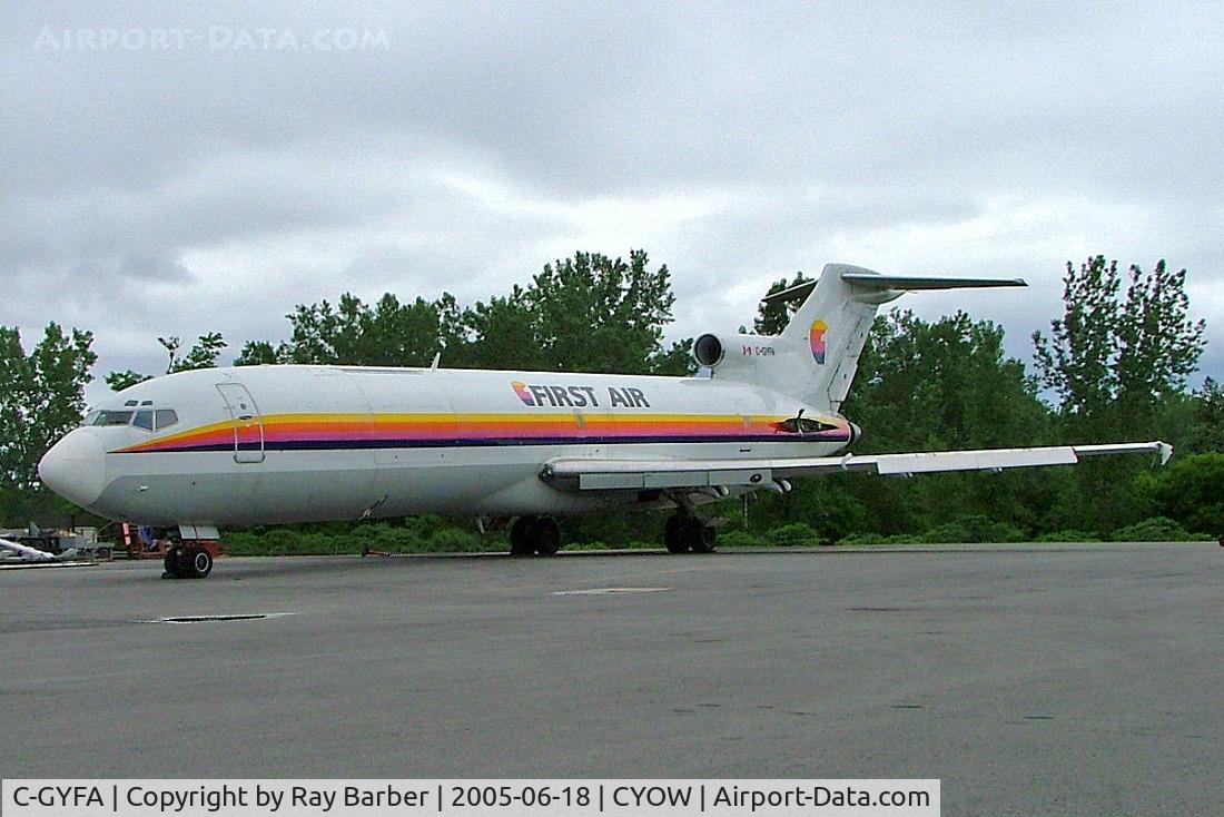 C-GYFA, 1976 Boeing 727-2H3F C/N 21234, Boeing 727-2H3F [21234] (First Air) Ottawa-Macdonald Cartier International~C 18/06/2005