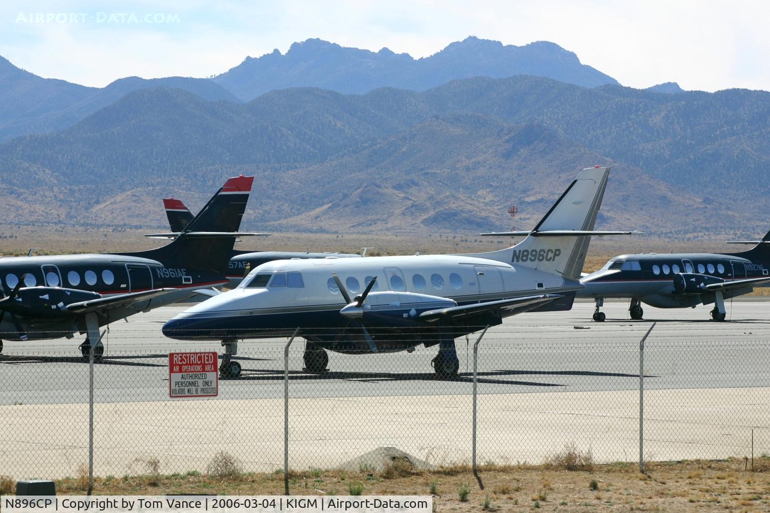 N896CP, 1990 British Aerospace BAe-3201 Jetstream C/N 896, at Kingman AZ USA storage airport.