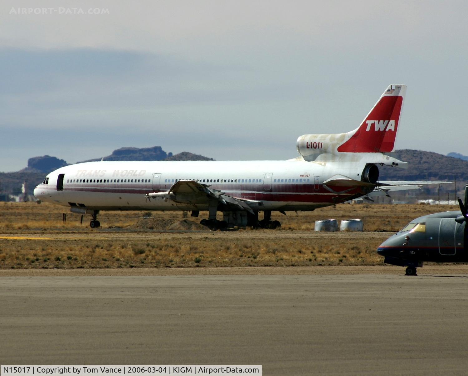 N15017, Lockheed L-1011-385-1 TriStar 1 C/N 193B-1063, at Kingman AZ USA