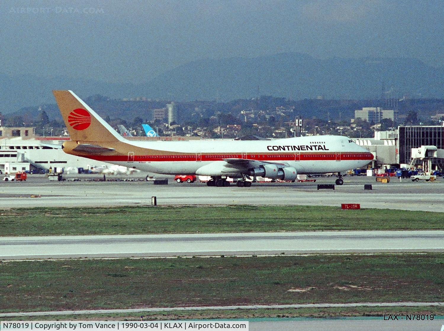 N78019, 1972 Boeing 747-230B C/N 20527, Imperial Hill view on N78019