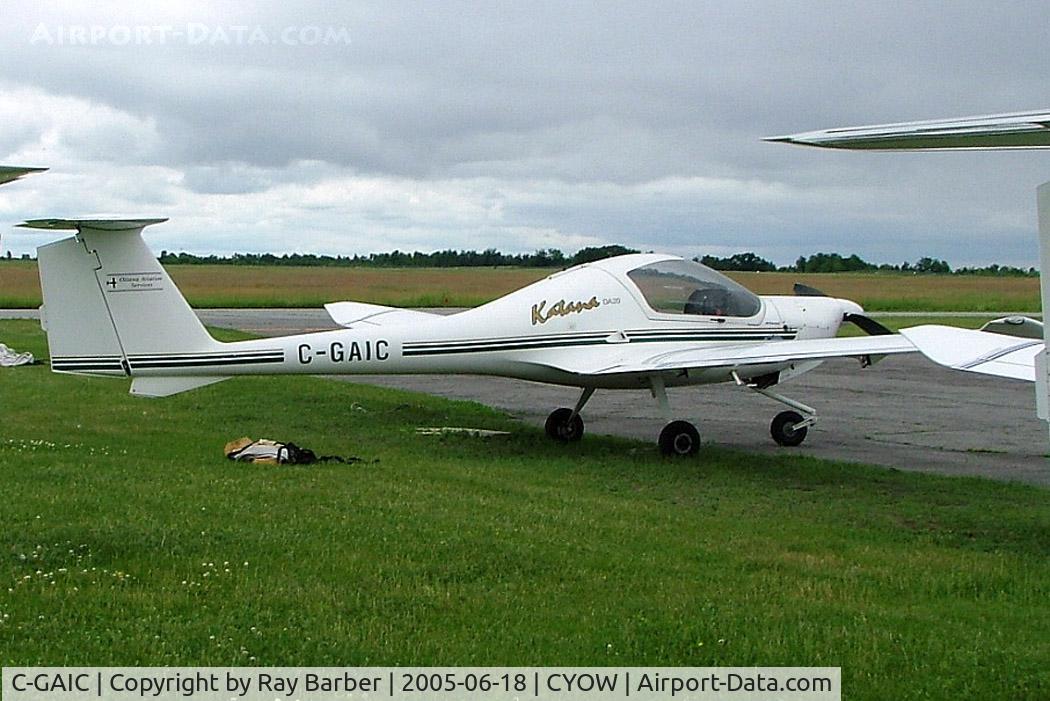 C-GAIC, 1997 Diamond DA-20A-1 Katana C/N 10283, Diamond DA.20-A1 Katana [10283] Ottawa-Macdonald Cartier International~C 18/06/2005