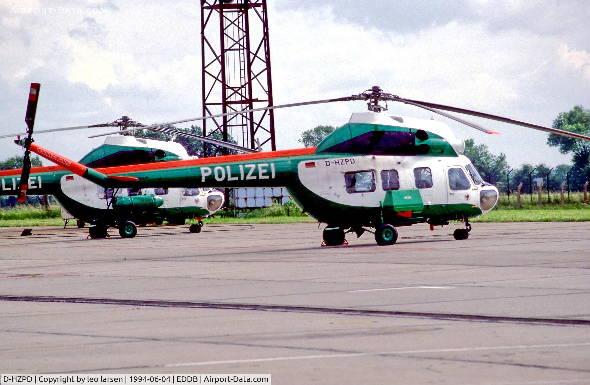 D-HZPD, 1985 WSK Swidnik Mi-2 C/N 538840114, Berlin ILA 4.6.94