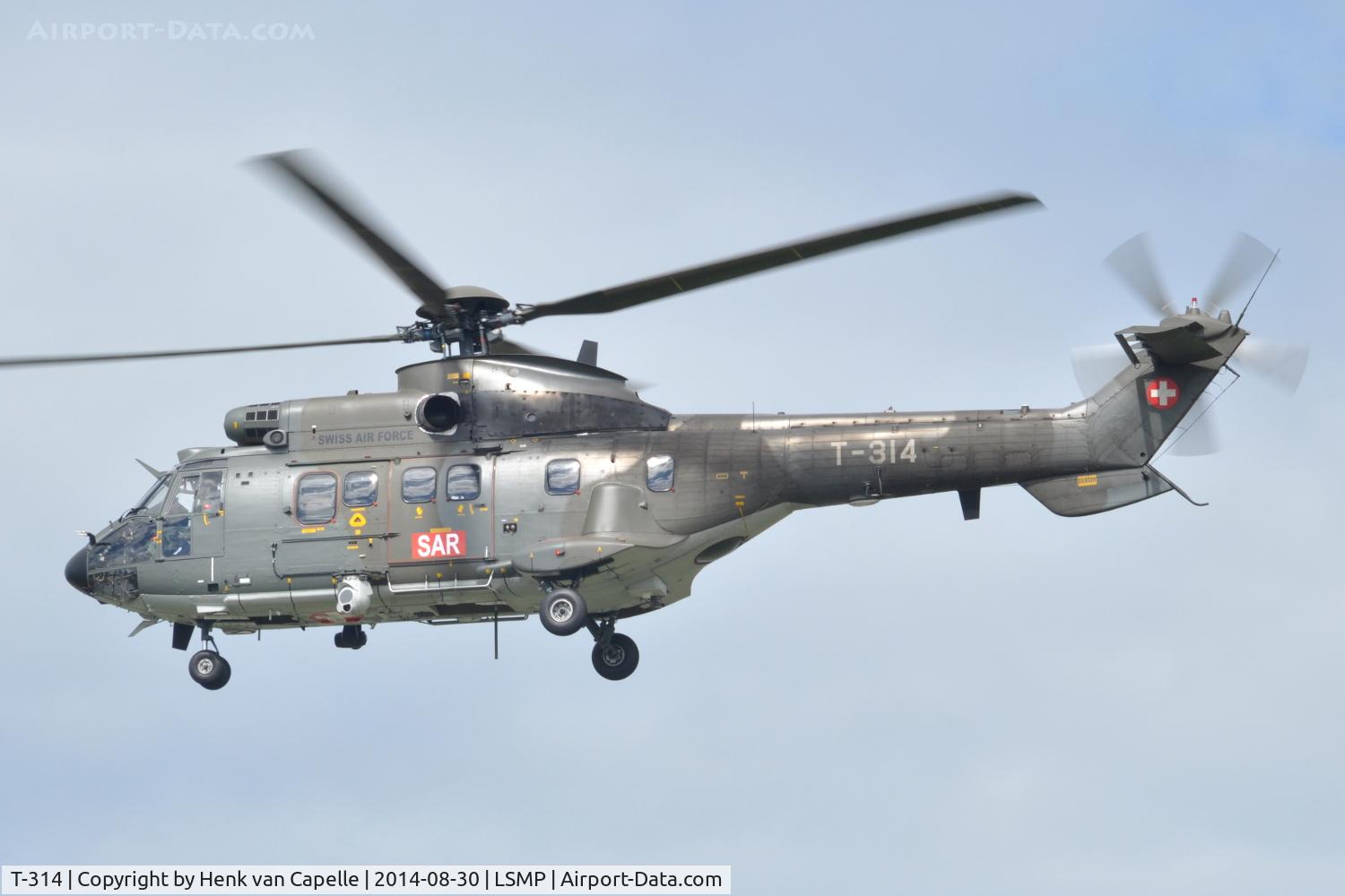 T-314, 1991 Aerospatiale TH89 Super Puma (AS-332M1) C/N 2328, Super Puma helicopter of the Schweizer Luftwaffe (Swiss Air Force) at Payerne Air Base.