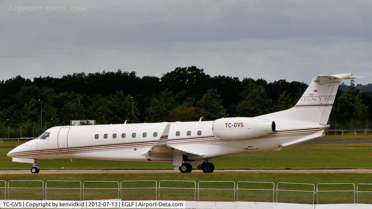TC-GVS, 2007 Embraer EMB-135BJ Legacy C/N 14501003, Executive departure.
