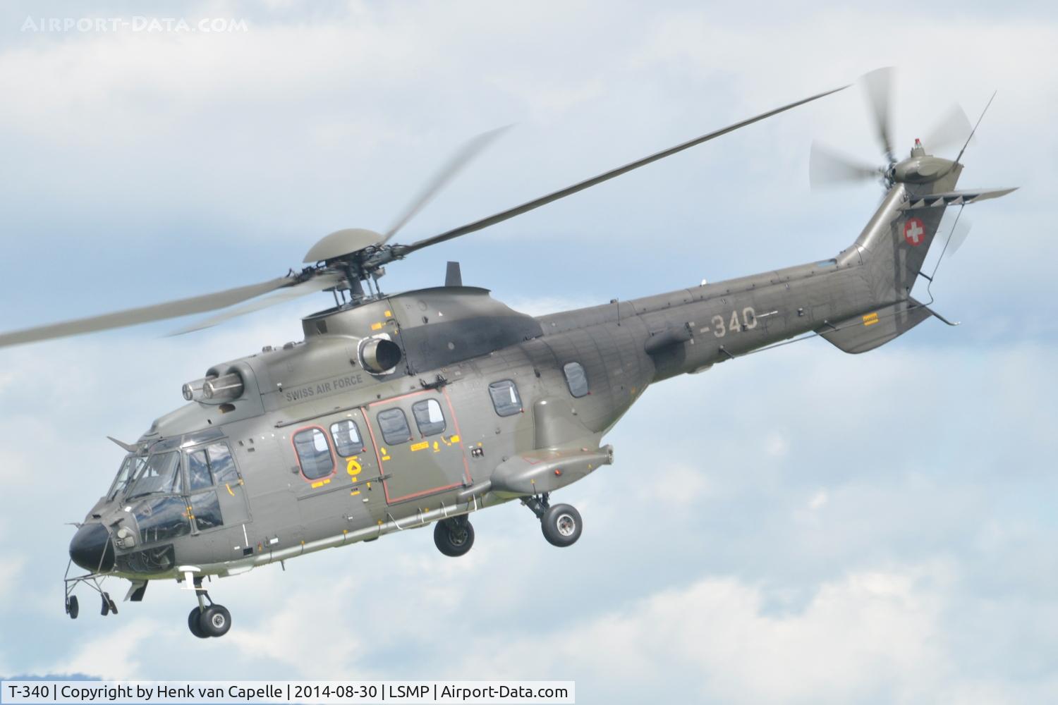 T-340, 2002 Eurocopter AS-532UL Cougar C/N 2554/MIS025, Cougar helicopter of the Schweizer Luftwaffe (Swiss Air Force) at Payerne Air Base.