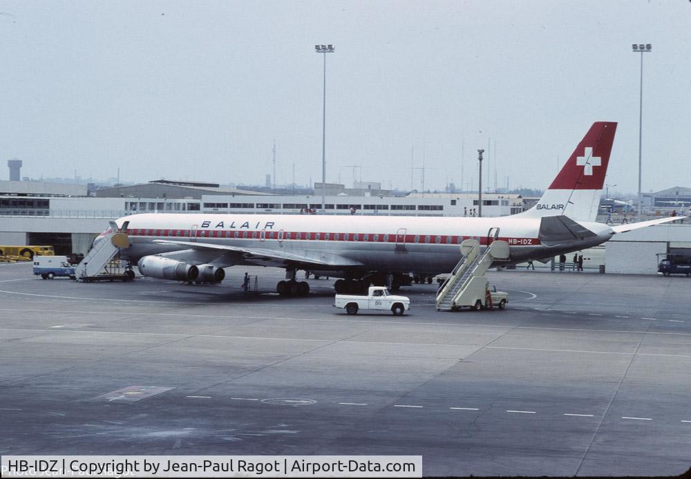HB-IDZ, 1969 Douglas DC-8-63PF C/N 46074, Lima Airport 1978