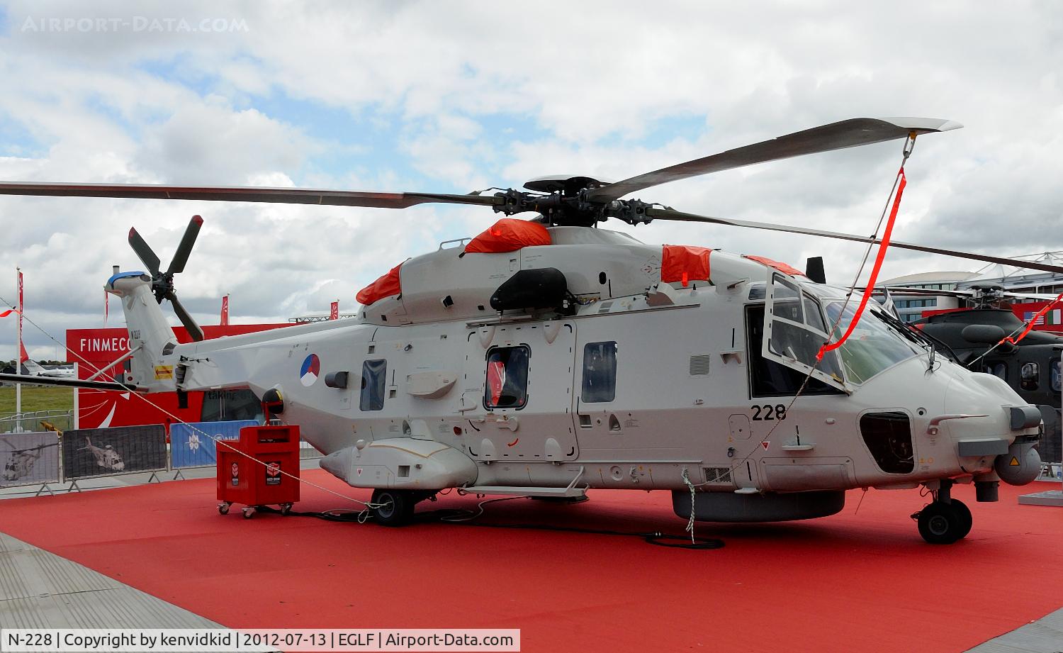 N-228, NHI NH-90 NFH Caiman C/N 1228, On static display at FIA 2012.