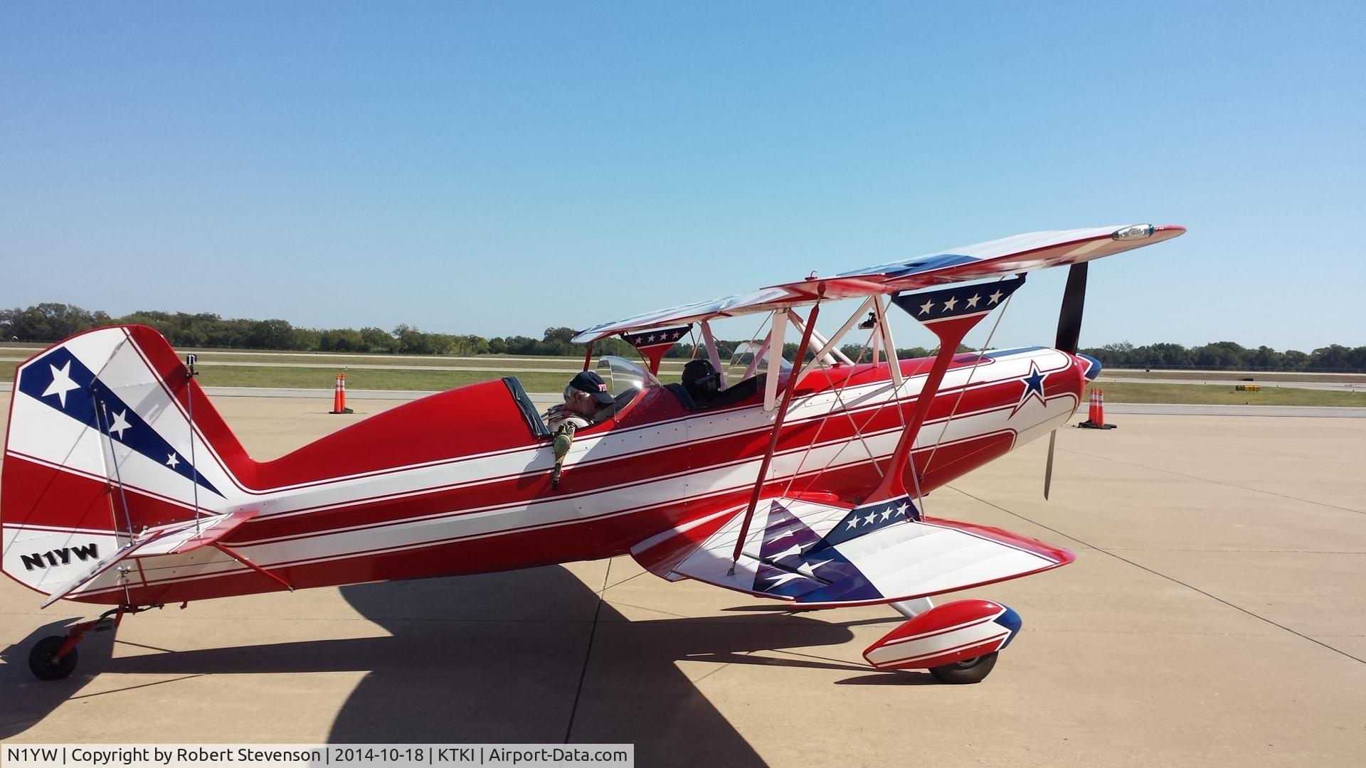 N1YW, 1998 Stolp SA-300 Starduster Too C/N 00197, EAA Chapter 1246 Chili Cookoff.  McKinney Texas
Collin County Regional Airport
No Aerobatics allowed with a full stomach !!
