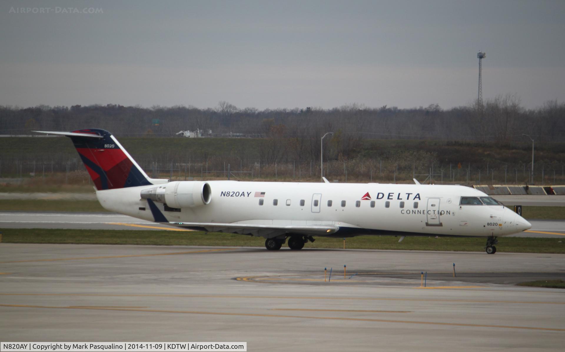 N820AY, 2005 Bombardier CRJ-200LR (CL-600-2B19) C/N 8020, CL-600-2B19