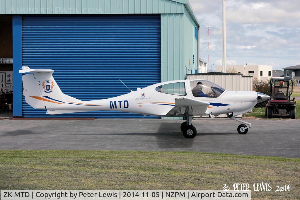 ZK-MTD, 2008 Diamond DA-40 Diamond Star C/N 40.944, Massey University School of Aviation, Palmerston North