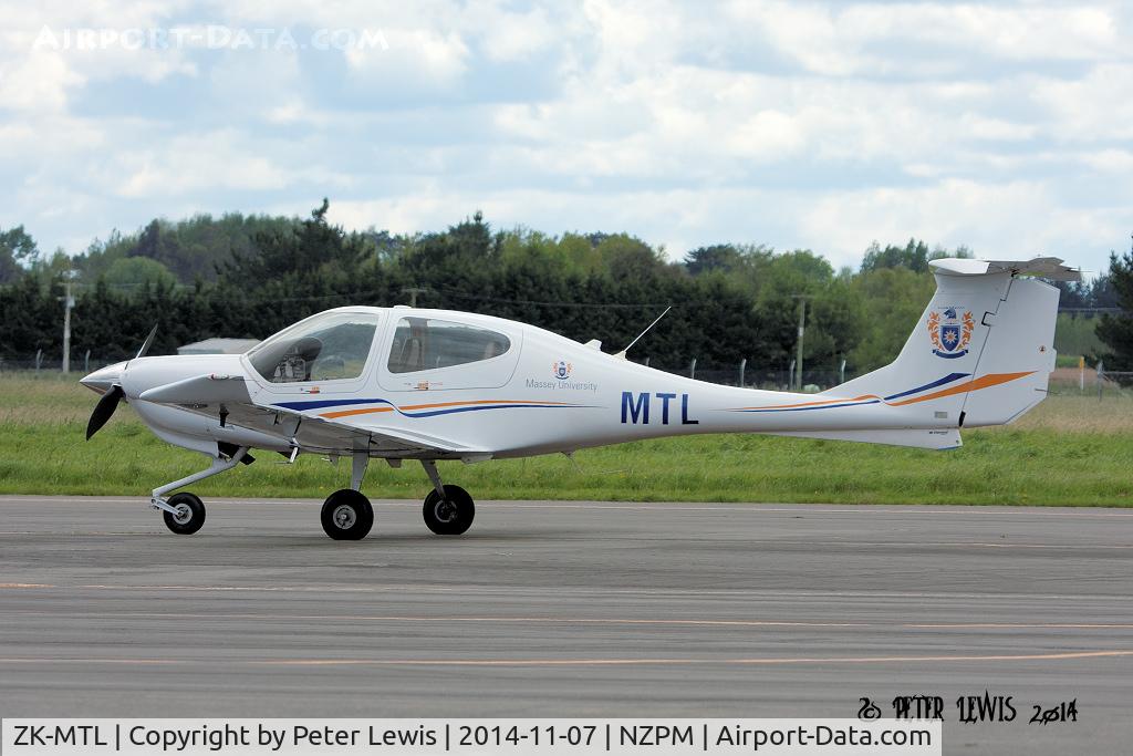 ZK-MTL, Diamond DA-40 Diamond Star C/N 40.1028, Massey University School of Aviation, Palmerston North