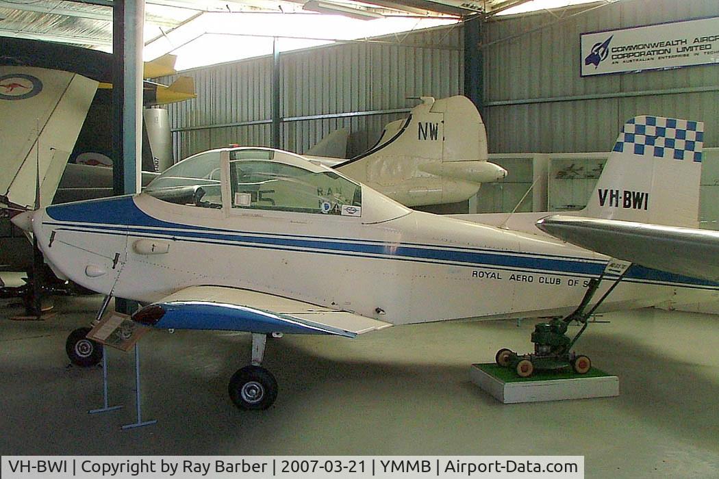 VH-BWI, Victa Airtourer 100 C/N 81, Victa Airtourer 100 [81] Moorabbin~VH 21/03/2007