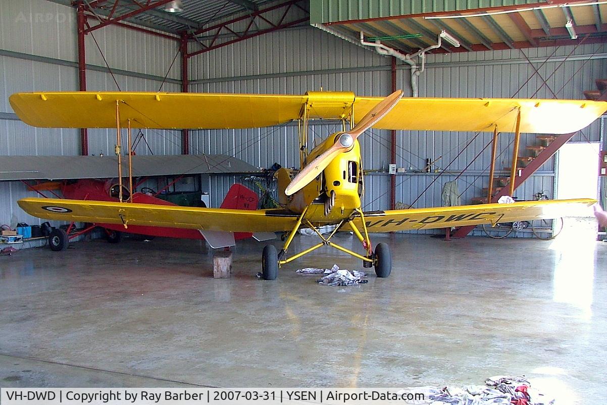 VH-DWD, 1940 De Havilland Australia DH-82A Tiger Moth C/N DHA202, De Havilland DH.82A Tiger Moth [DHA202] Serpentine~VH 30/03/2007