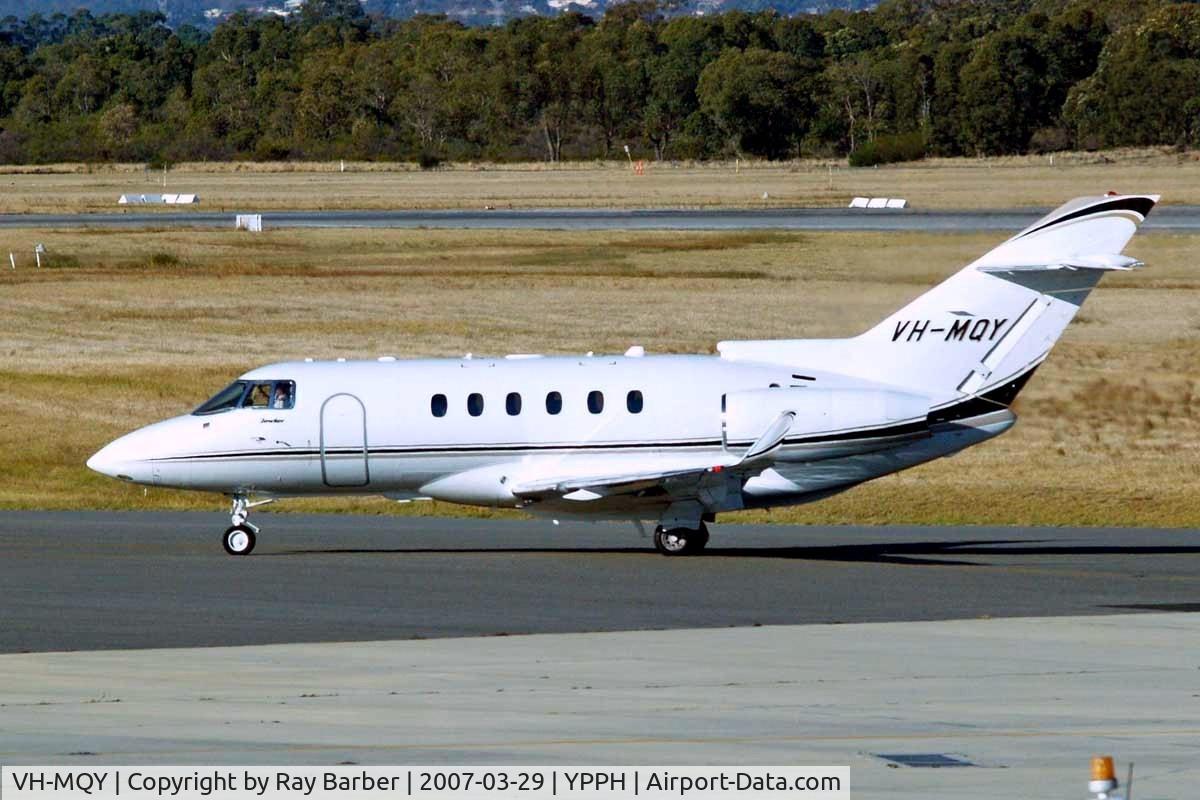 VH-MQY, 2006 Raytheon Hawker 850XP C/N 258807, Hawker-Siddeley HS.125/850XP [258807] Perth Int'l~VH 29/03/2007