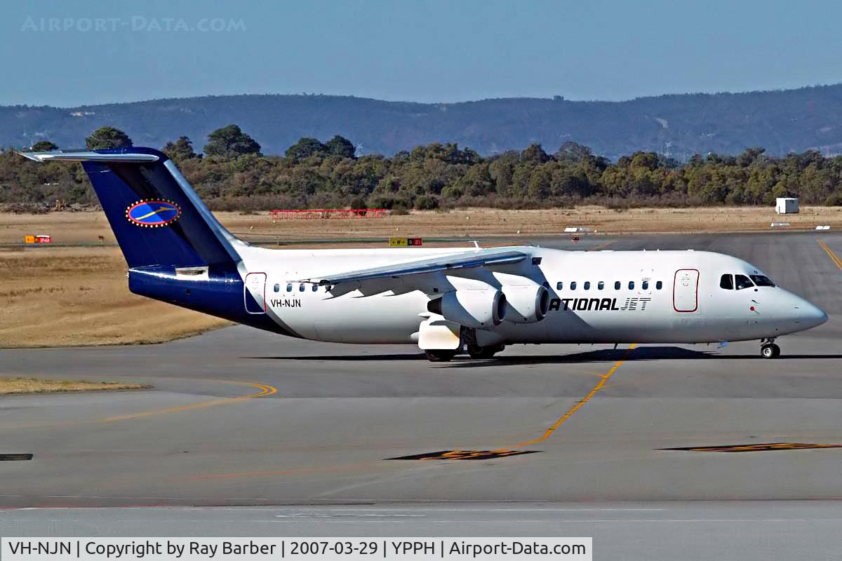 VH-NJN, 1991 British Aerospace BAe.146-300 C/N E3217, BAe 146-300 [E3217] (National Jet Express) Perth Int'l~VH 29/03/2007