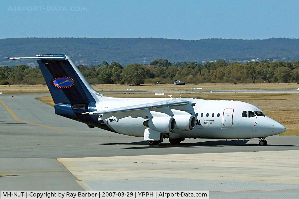 VH-NJT, 1993 British Aerospace Avro 146-RJ70 C/N E1228, BAe 146-RJ70 [E1228] (National Jet Express) Perth Int'l~VH 29/03/2007