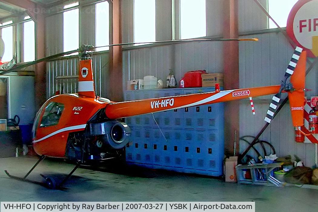 VH-HFO, 1987 Robinson R22 Beta C/N 0645, Robinson R-22 Beta [0645] Sydney-Bankstown~VH 27/03/2007