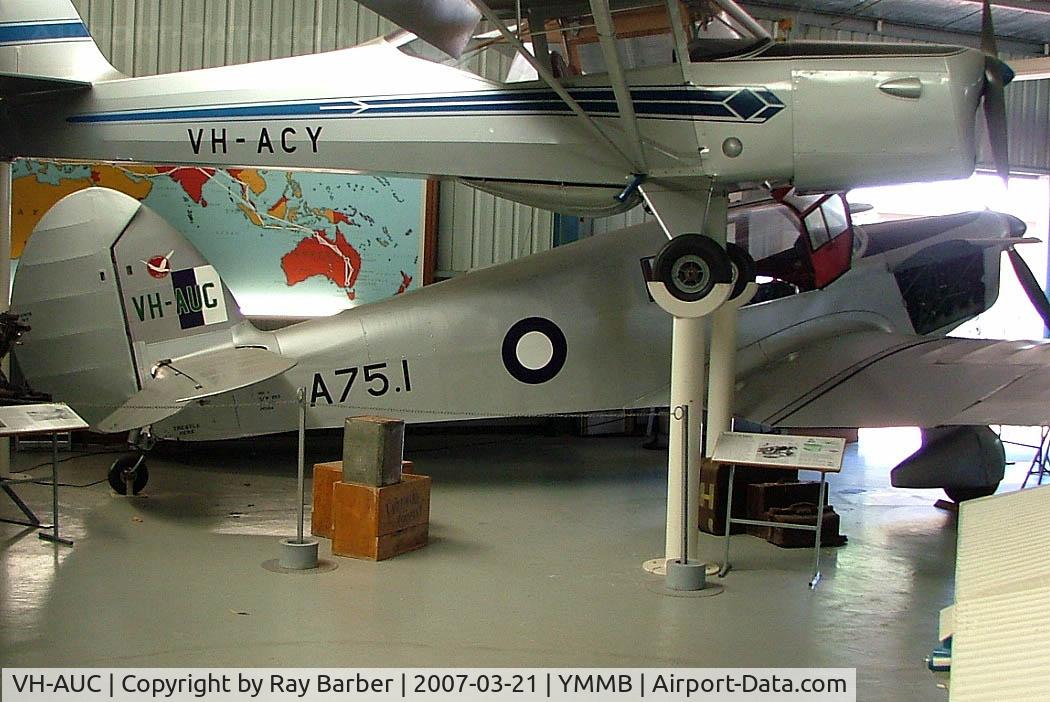 VH-AUC, 1946 Percival P-28 Proctor 1 C/N P-6194, Percival  P.28 Proctor 1B [K.253] Moorabin~VH 21/03/2007