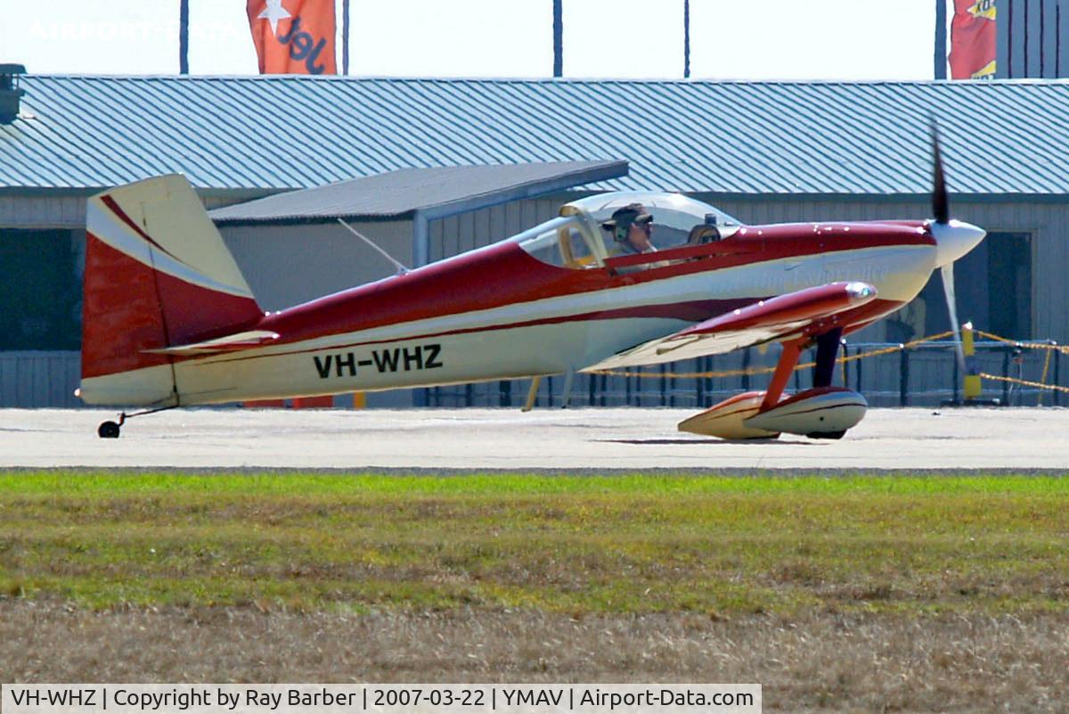 VH-WHZ, 2005 Vans RV-7 C/N 71038, Van's RV-7 [71038] Avalon~VH 22/03/2007