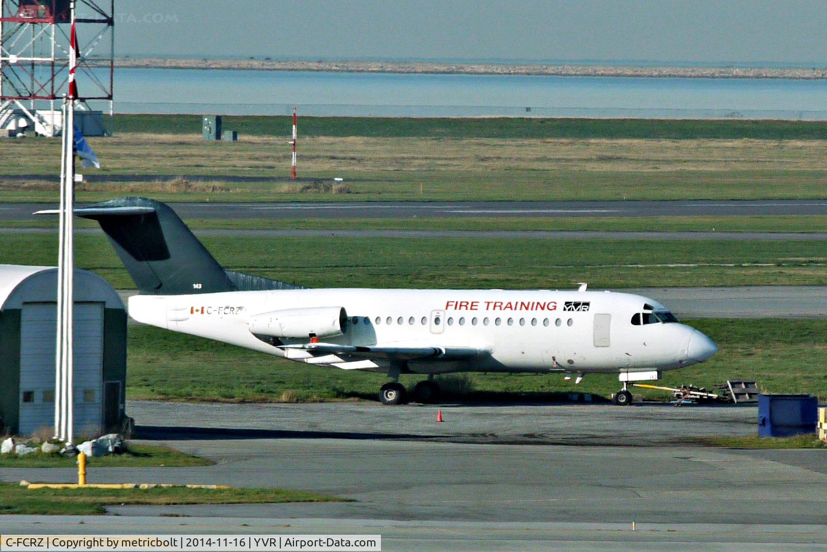 C-FCRZ, 1972 Fokker F.28-1000 Fellowship C/N 11061, The name says it all.