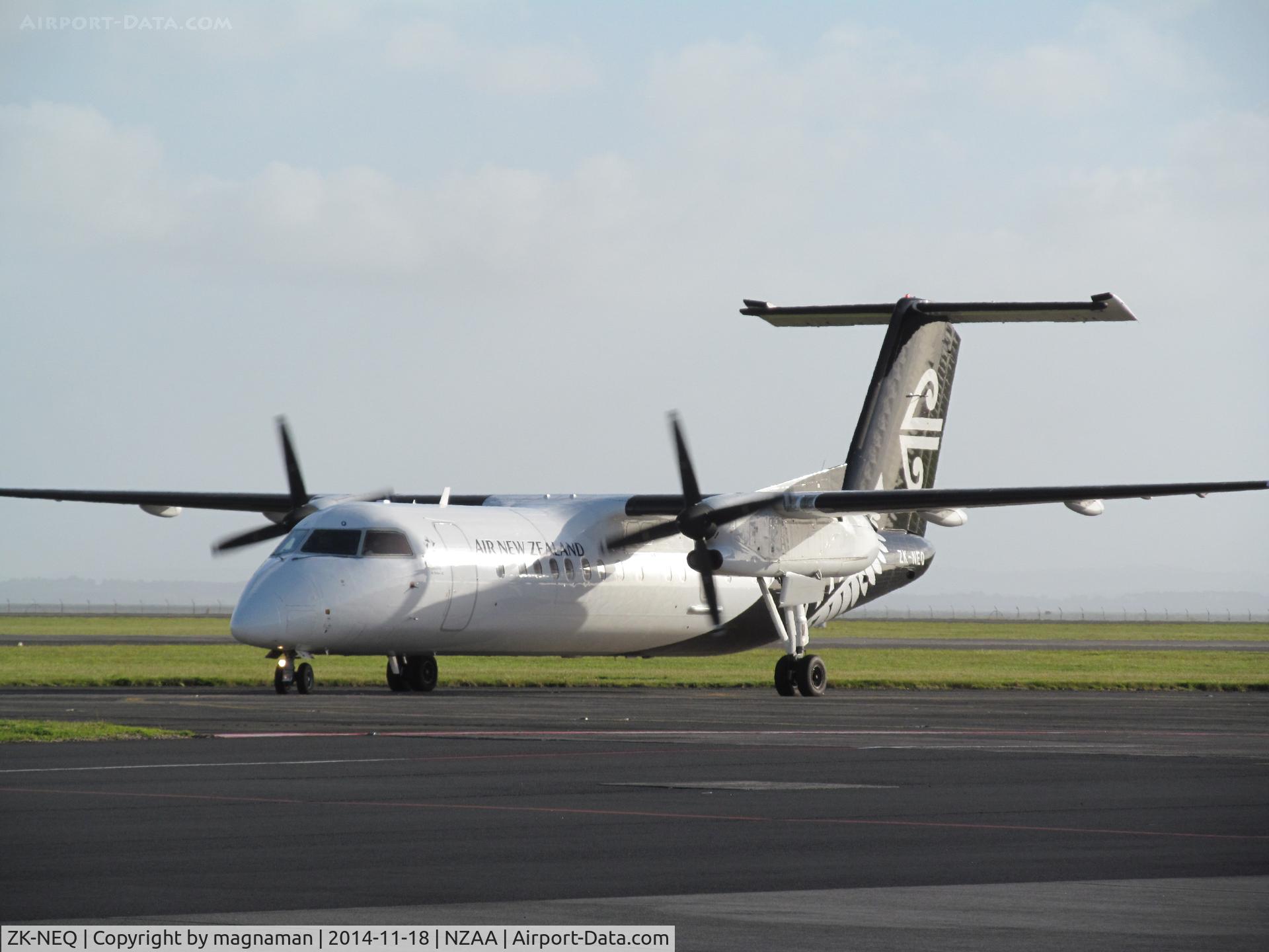 ZK-NEQ, 2007 De Havilland Canada DHC-8-311 Dash 8 C/N 636, just landed