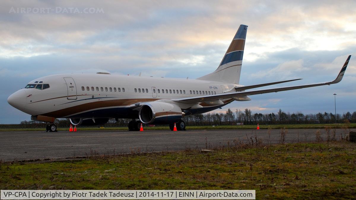 VP-CPA, 1999 Boeing 737-7AW C/N 30031, Shannon