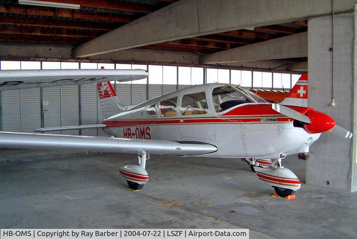 HB-OMS, 1973 Piper PA-28-180 Cherokee Challenger C/N 28-7305437, Piper PA-28-180 Challenger G [28-7305437] Birrfeld~HB 22/07/2004