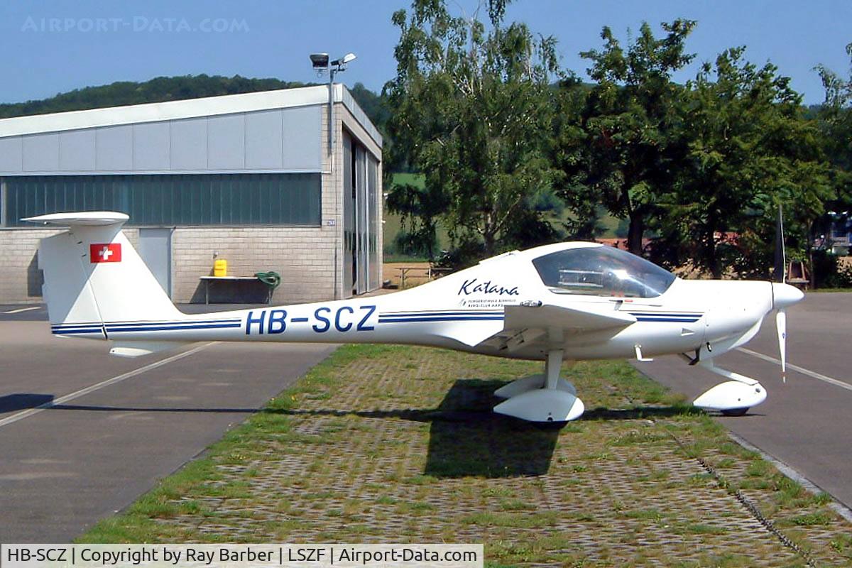 HB-SCZ, 1997 Diamond DA-20A-1 Katana C/N 10298, Diamond DA.20-A1 Katana [10298] Birrfeld~HB 22/07/2004