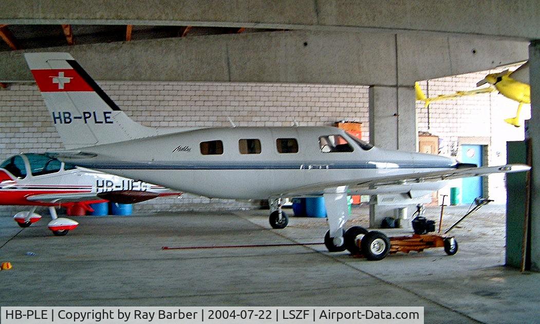 HB-PLE, 1988 Piper PA-46-310P Malibu C/N 46-08121, Piper PA-46-310P Malibu [4608121] Birrfeld~HB 22/07/2004