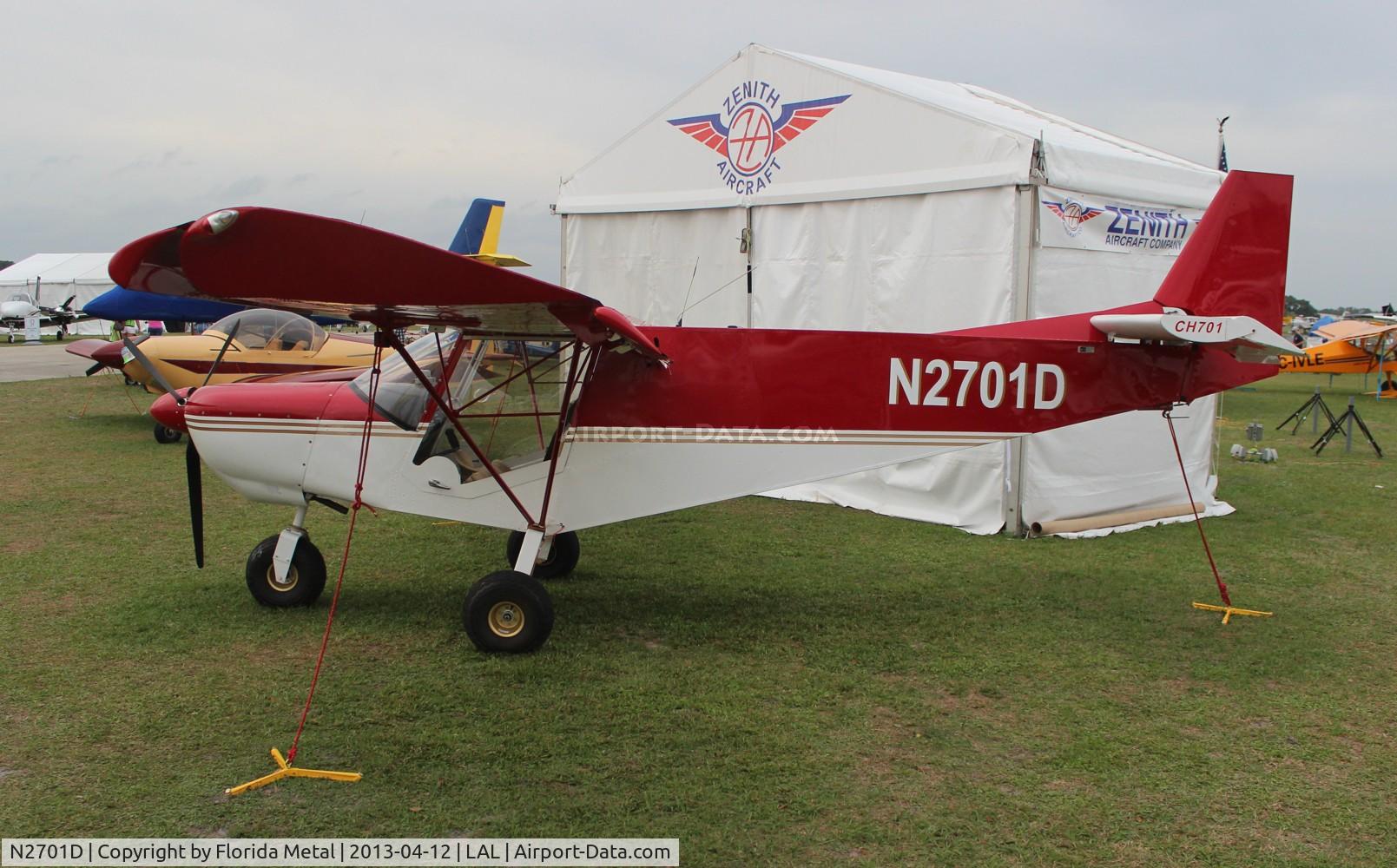 N2701D, 2008 Zenith CH-701 C/N 7-6631, CH701 at Sun N Fun 2013