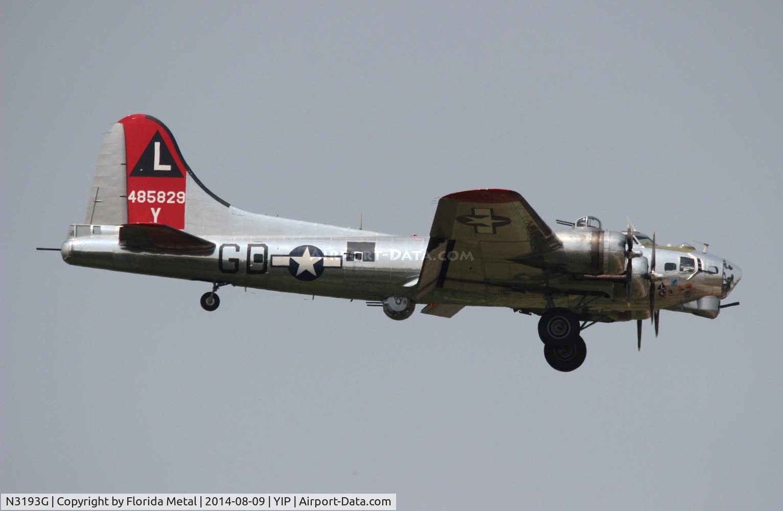 N3193G, 1944 Boeing B-17G Flying Fortress C/N 77255, Yankee Lady