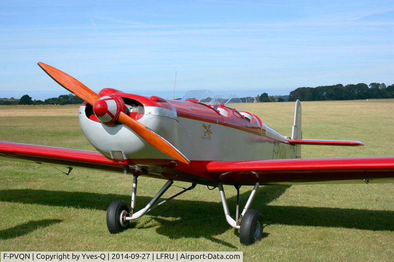 F-PVQN, 1970 Druine D-5 C/N 09, Druine D-5, Static display, Morlaix-Ploujean airport (LFRU-MXN) air show in september 2014