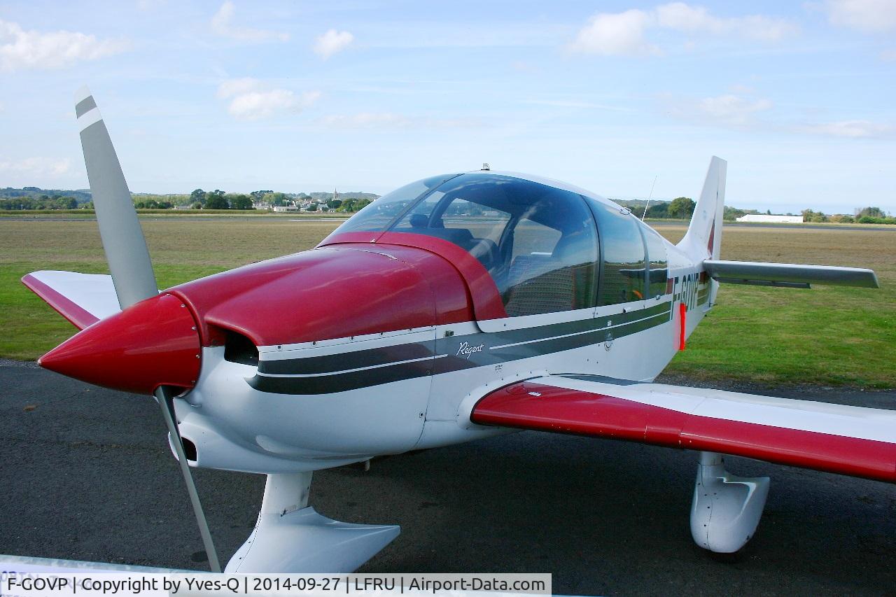 F-GOVP, Robin DR-400-180 Regent Regent C/N 2328, Robin DR-400-180, Static display, Morlaix-Ploujean airport (LFRU-MXN) air show in september 2014