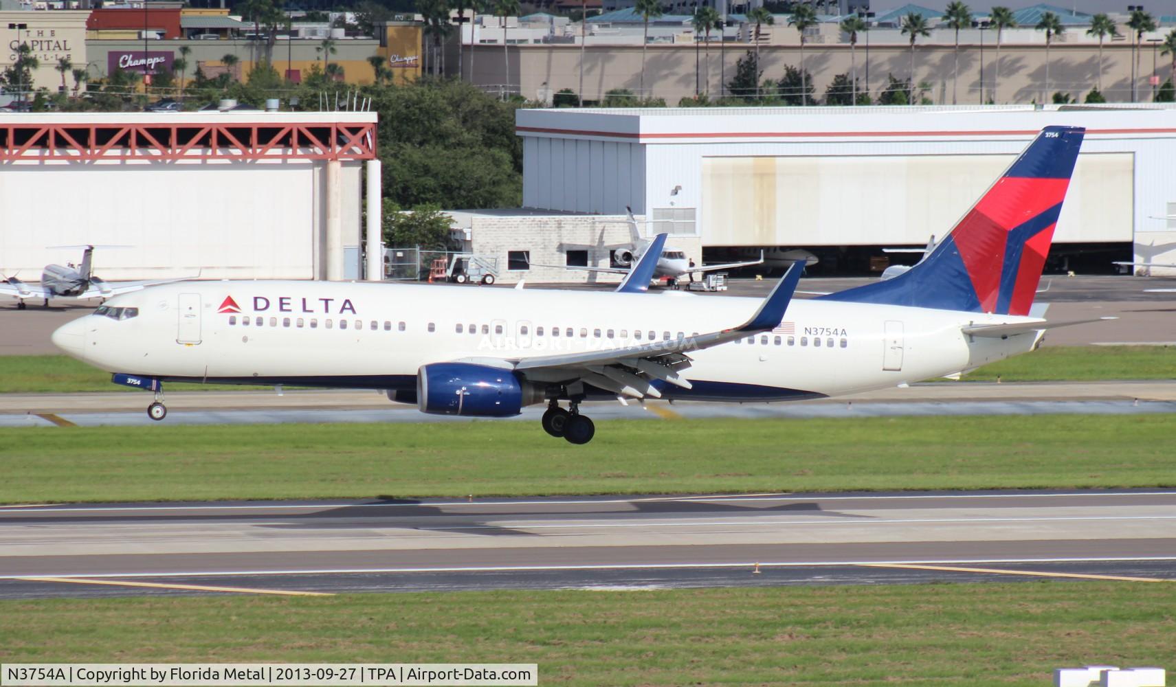 N3754A, 2001 Boeing 737-832 C/N 29626, Delta 737-800