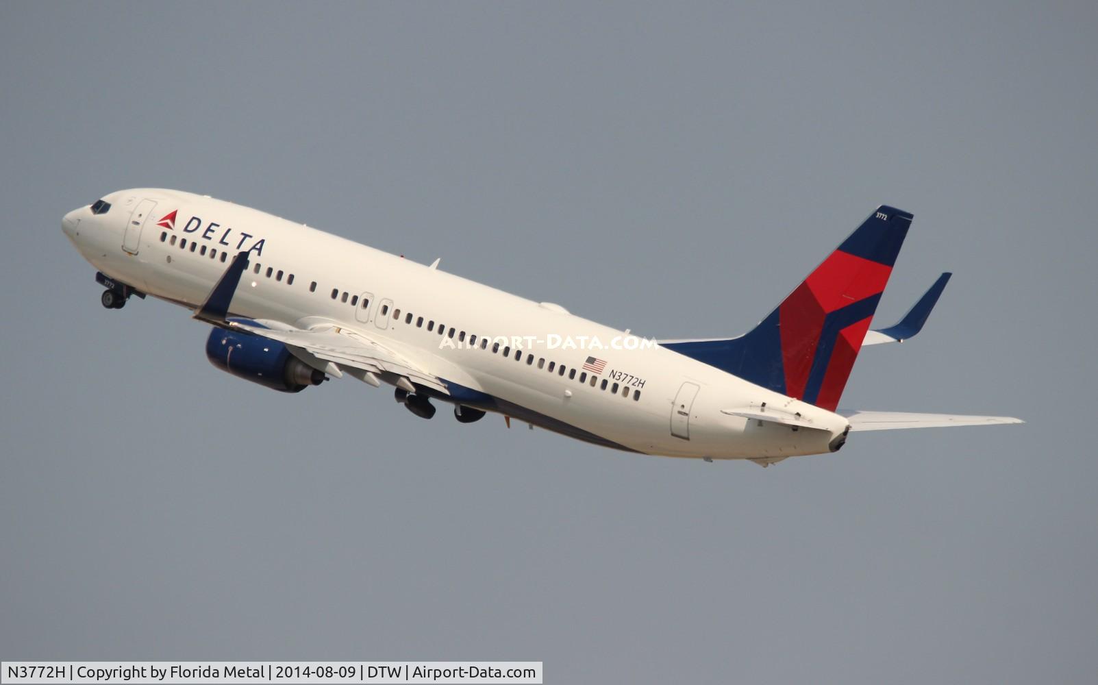 N3772H, 2010 Boeing 737-832 C/N 30823, Delta 737-800