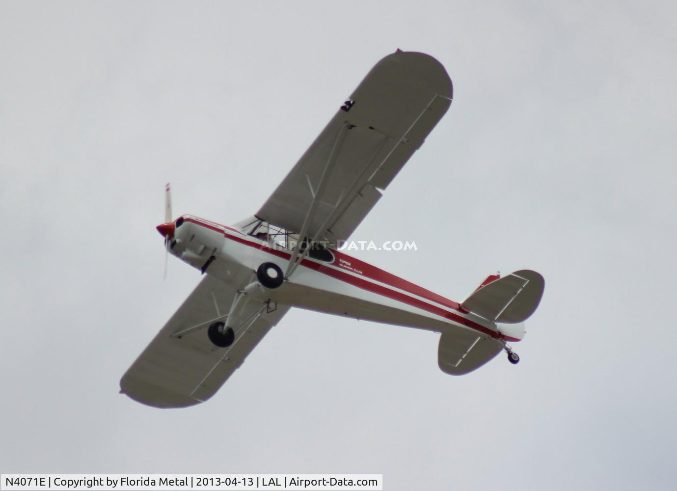 N4071E, 1977 Piper PA-18-150 Super Cub C/N 18-7809061, PA-18 at Sun N Fun 2013