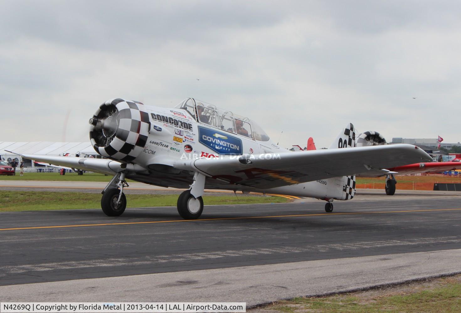 N4269Q, 1953 North American T-6G Texan C/N 197-5, Aeroshell T-6G