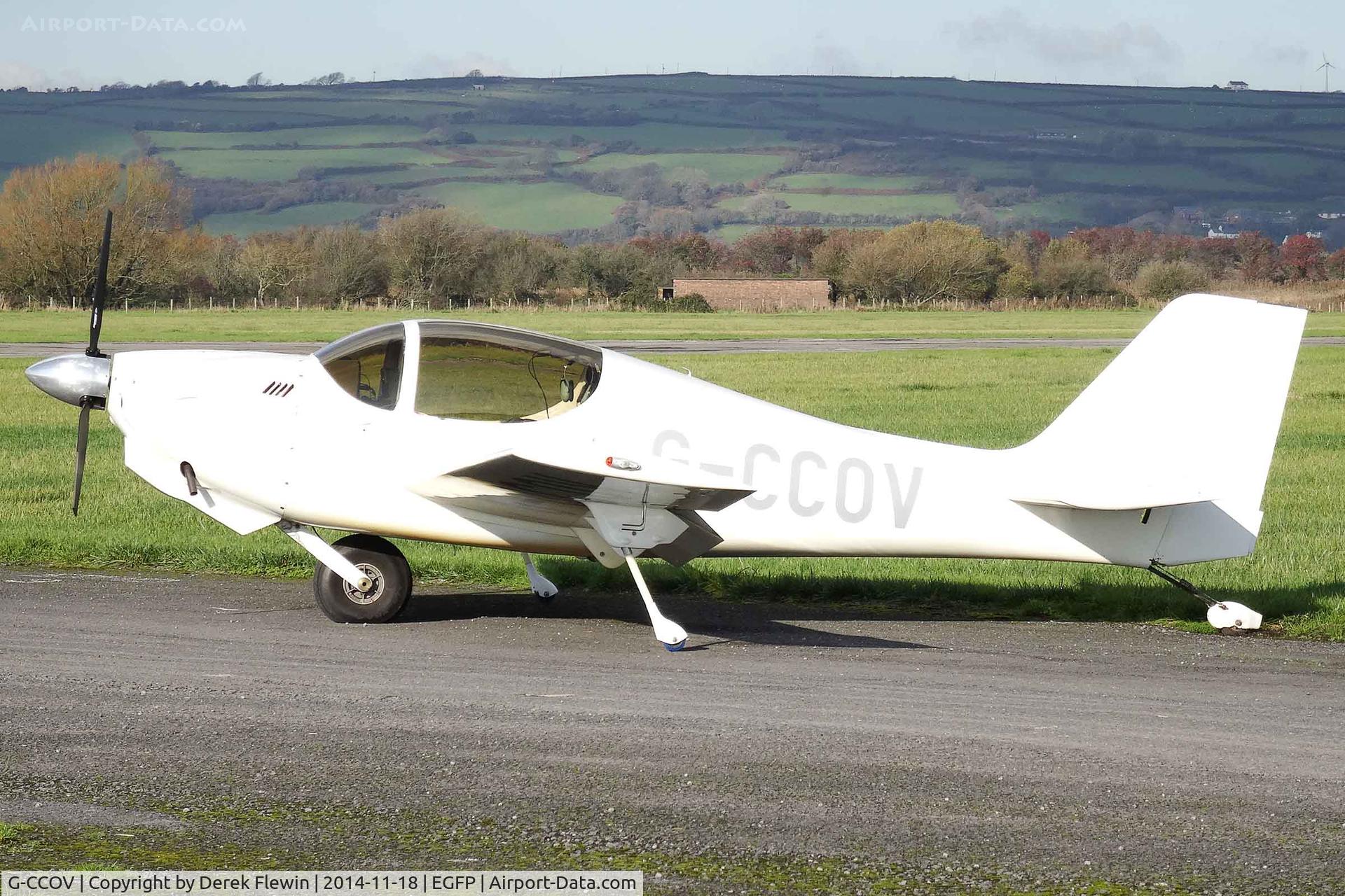 G-CCOV, 2004 Europa XS Monowheel C/N PFA 247-13998, Europa XS, Sleap based, seen parked up at Pembrey.