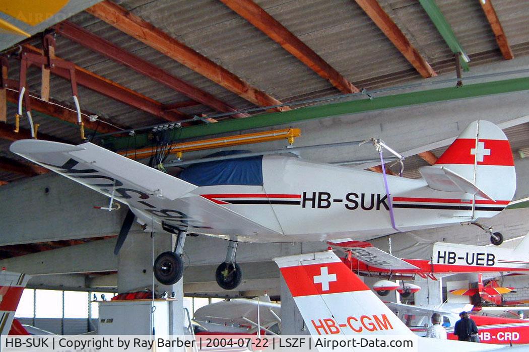 HB-SUK, 1957 Gardan GY-20 Minicab C/N 210, Gardan GY-201 Minicab [210] Birrfeld~HB 22/07/2004